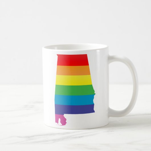 Alabama Pride. Gestreept. Koffiemok (Rechts)