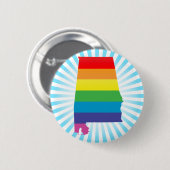 alabama pride . ronde button 5,7 cm (Voorkant /achterkant)