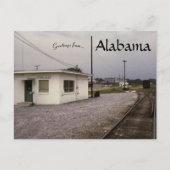 Alabama Railroad Office in Elba Alabama Briefkaart (Voorkant)