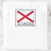 Alabama Rechthoekige Sticker (Tas)