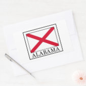 Alabama Rechthoekige Sticker (Envelop)