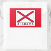 Alabama Rechthoekige Sticker (Tas)