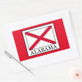 Alabama Rechthoekige Sticker (Envelop)