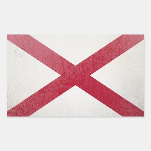 Alabama Rechthoekige Sticker (Voorkant)