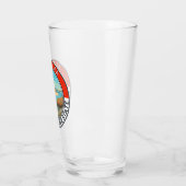 Alabama Reis Kunst Badge Glas (Links)