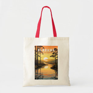 Alabama Reis Kunst Vintage Tote Bag