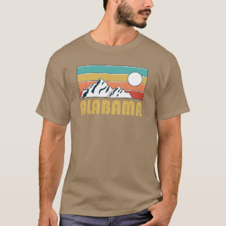 Alabama Retro Vintage Alabama Mountain Souvenir Gi T-shirt