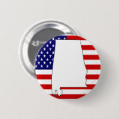 Alabama Ronde Button 5,7 Cm (Voorkant /achterkant)