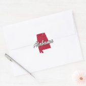 Alabama Ronde Sticker (Envelop)