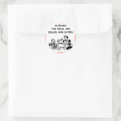 ALABAMA RONDE STICKER (Tas)