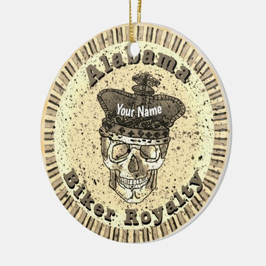 Alabama Royalty Biker ornament (Links)