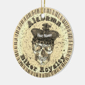 Alabama Royalty Biker-ornament Keramisch Ornament (Links)