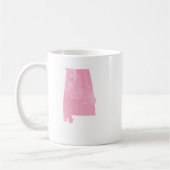 Alabama - Roze  grunge Koffiemok (Links)