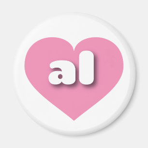 Alabama roze hart - Ik hou van al Magneet