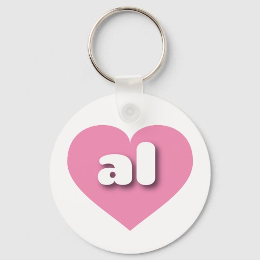 Alabama roze hart - Ik hou van al Sleutelhanger (Voorkant)