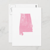 Alabama - Roze start Briefkaart (Voorkant / Achterkant)