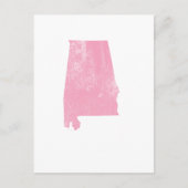 Alabama - Roze start Briefkaart (Voorkant)