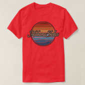 Alabama schudt retro golven van een shirt (Design voorkant)
