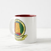 Alabama Seal Tweekleurige Koffiemok (Voorkant links)