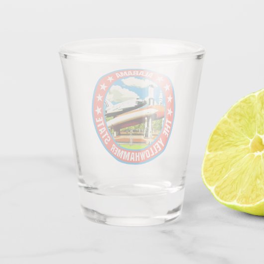 Alabama Shot Glas (Achterkant)
