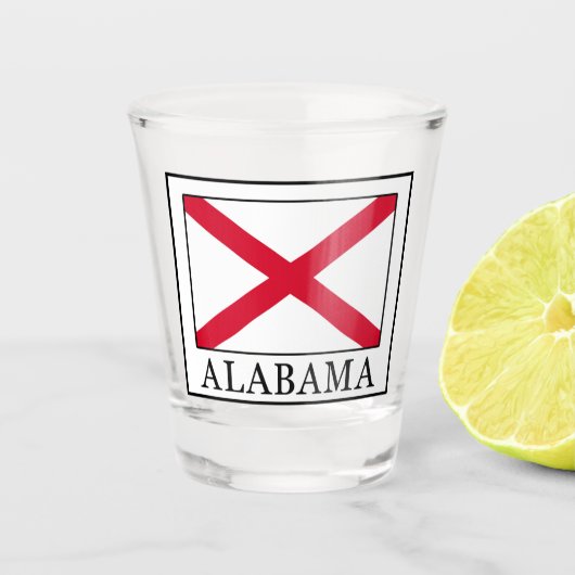 Alabama Shot Glas (Voorkant)