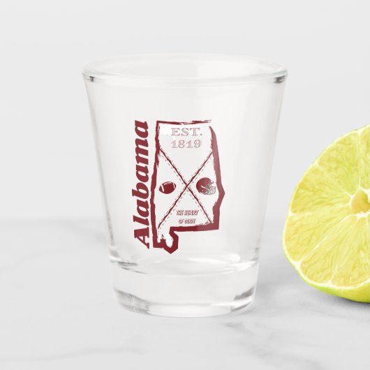 Alabama Shot Glass Glas (Voorkant)