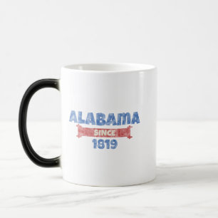 Alabama sinds 1819 Vintage Patriotische Staateigen Magische Mok