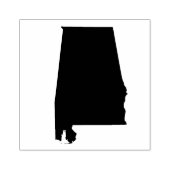 Alabama Solid Rubber Art Stamp Rubberstempel (Afrduk)