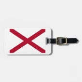 Alabama: St Andrew Crimson Cross Vlag Bagagelabel (Voorkant horizontaal)
