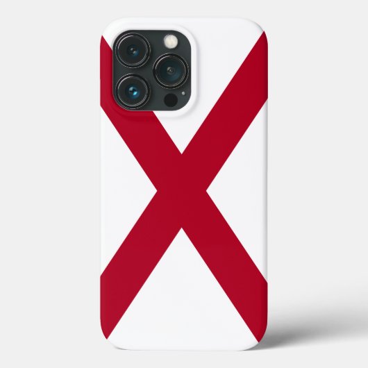 Alabama: St Andrew Crimson Cross Vlag Case-Mate iPhone Case (Achterkant)