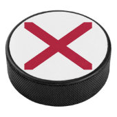 Alabama: St Andrew Crimson Cross Vlag Hockey Puck (3/4)