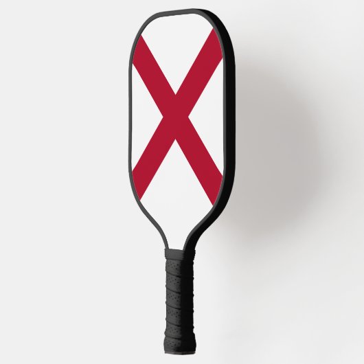 Alabama: St Andrew Crimson Cross Vlag Pickleball Paddle (Links)