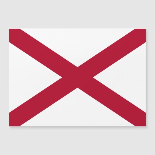 Alabama: St Andrews Kruisvlag van de Rode Kruisvla (Voorkant)