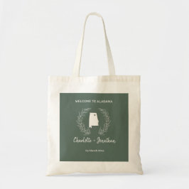 Alabama Staat Huwelijksreis Bestemmingstastas Tote Bag