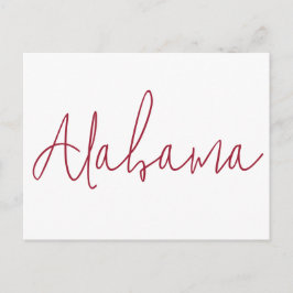 Alabama Staat Reis Souvenir Cadeau Briefkaart