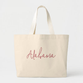 Alabama Staat Reis Souvenir Cadeau Grote Tote Bag