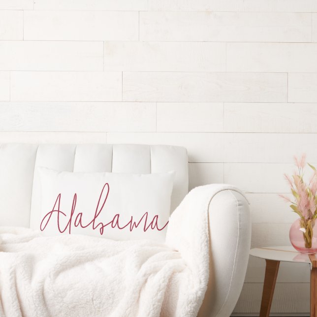 Alabama Staat Reis Souvenir Cadeau Kussen (Bank)