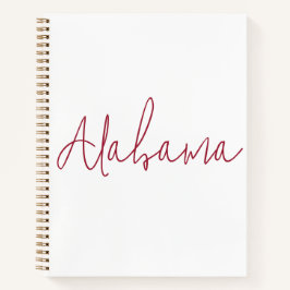 Alabama Staat Reis Souvenir Cadeau Notitieboek