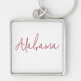 Alabama Staat Reis Souvenir Cadeau Sleutelhanger