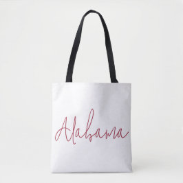 Alabama Staat Reis Souvenir Cadeau Tote Bag
