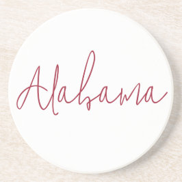 Alabama Staat Reis Souvenir Cadeau Zandsteen Onderzetter