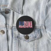 Alabama staat ronde button 7,6 cm (In situ)
