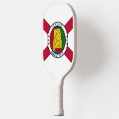 Alabama Staat Vlag / Staat zegel toegevoegd Pickleball Paddle (Links)