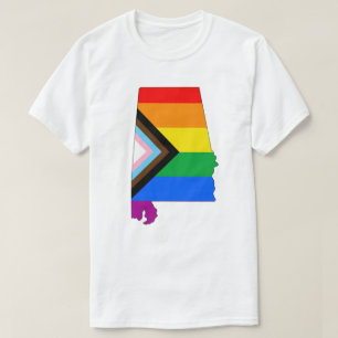 Alabama Staats trots LGBTQ Voortgang Pride T-shirt