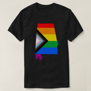 Alabama Staats trots LGBTQ Voortgang Pride T-shirt