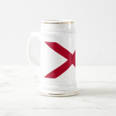 Alabama Staatsvlag Bierpul (Voorkant links)
