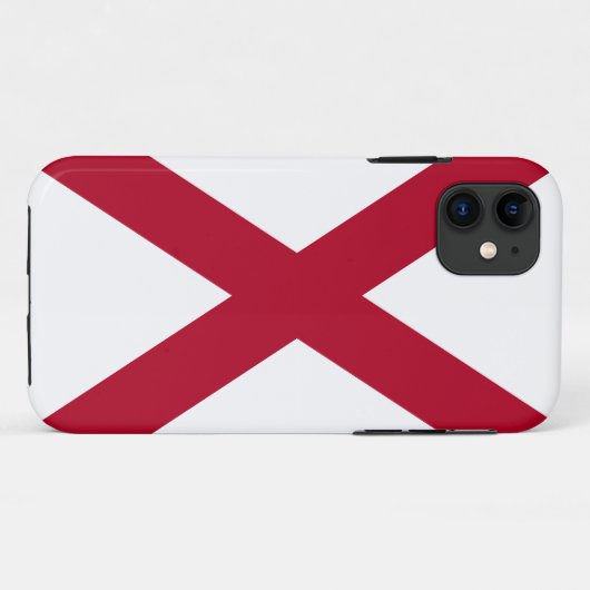 Alabama Staatsvlag Case-Mate iPhone Hoesje (Achterkant (horizontaal))