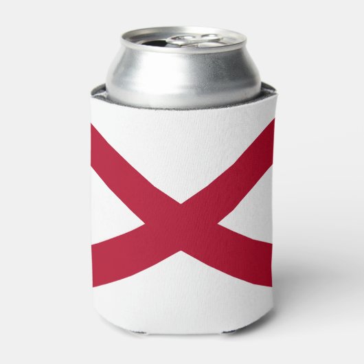 Alabama Staatsvlag Kan Koeler (Blikje Voorkant)
