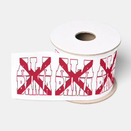 Alabama staatsvlag typografie ontwerp grosgrain lint