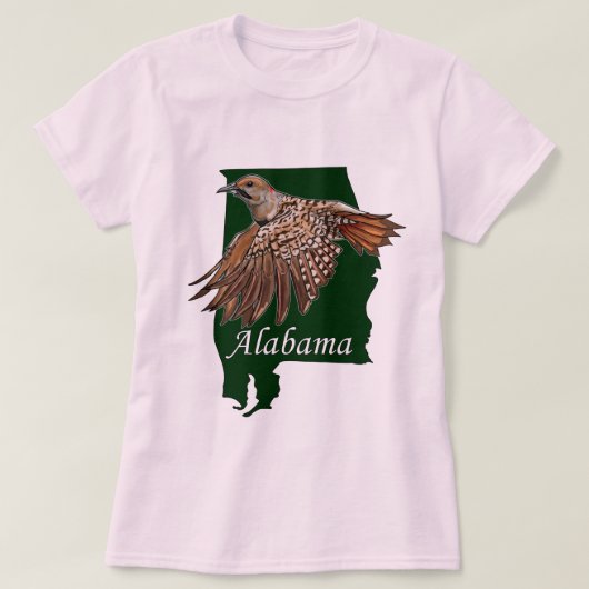 Alabama Staatsvogel T-shirt (Design voorkant)